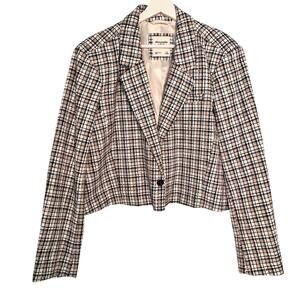 Abercrombie and Fitch Tweed cropped blazer XL
